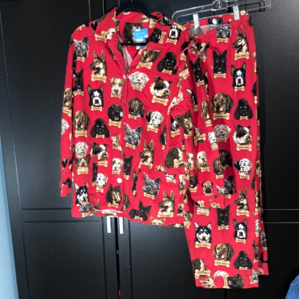 Womens XXL Nick & Nora flannel pajamas